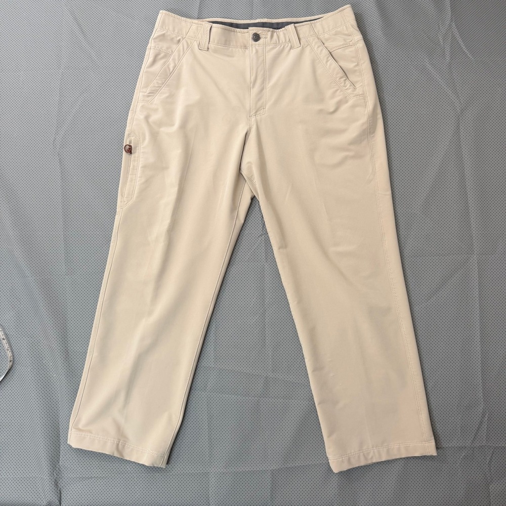 Ascend Explorer Pants Mens 36 Tan Hiking Lightweight Stretch Trail Cabela's Gorp